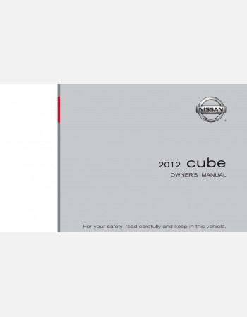 2012 nissan cube owners manual